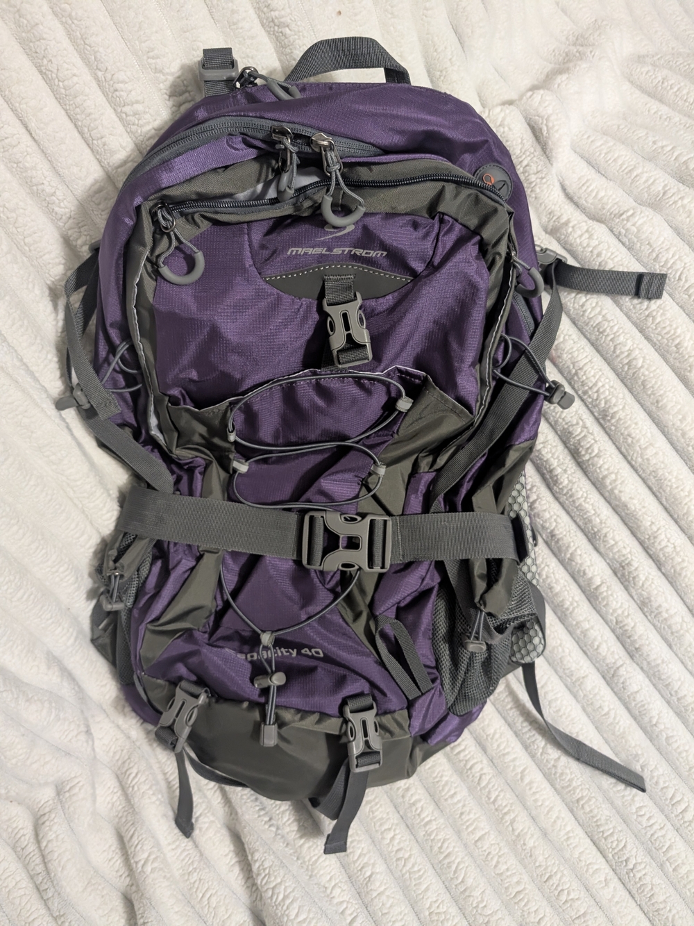Maelstrom Purple Daypack Backpack 40 L Brand New